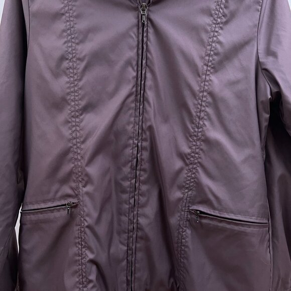 Nike Golf Jacket Gorpcore Granola Clima-Fit Full Double Zip Women Purple M Light - Picture 4 of 10